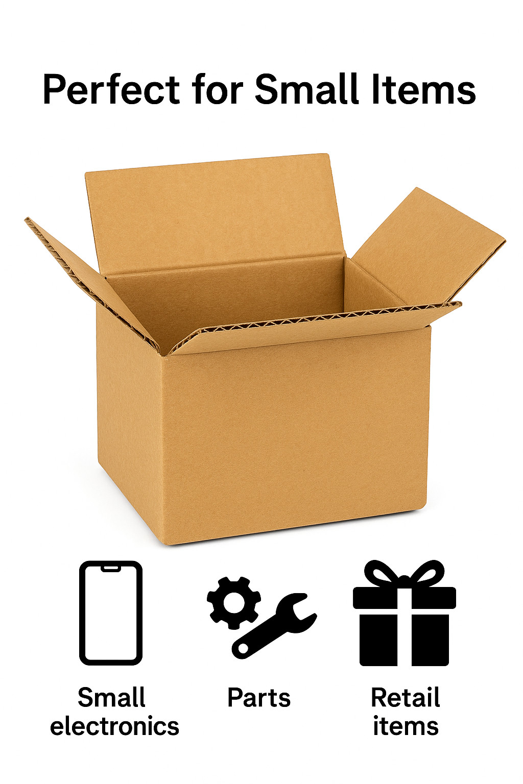 50 Pack 8x6x6 Corrugated Shipping Boxes Cardboard Mailer Carton 26 ECT