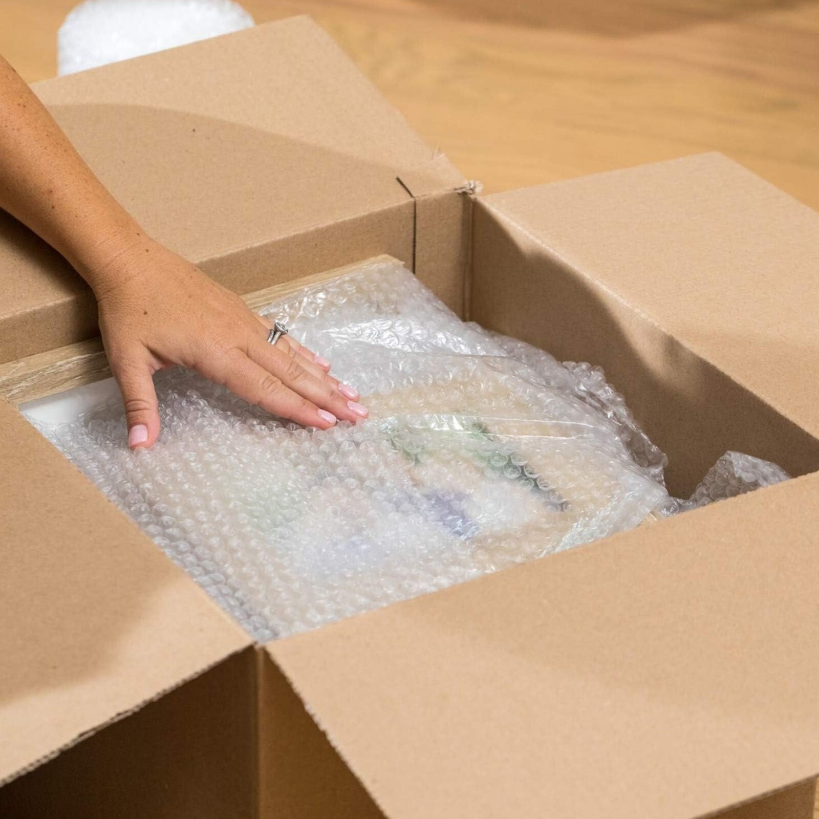 3/16″ Small Bubbles Plastic Wrap Cushioning wrap 12″x10FT Perforated every 12″