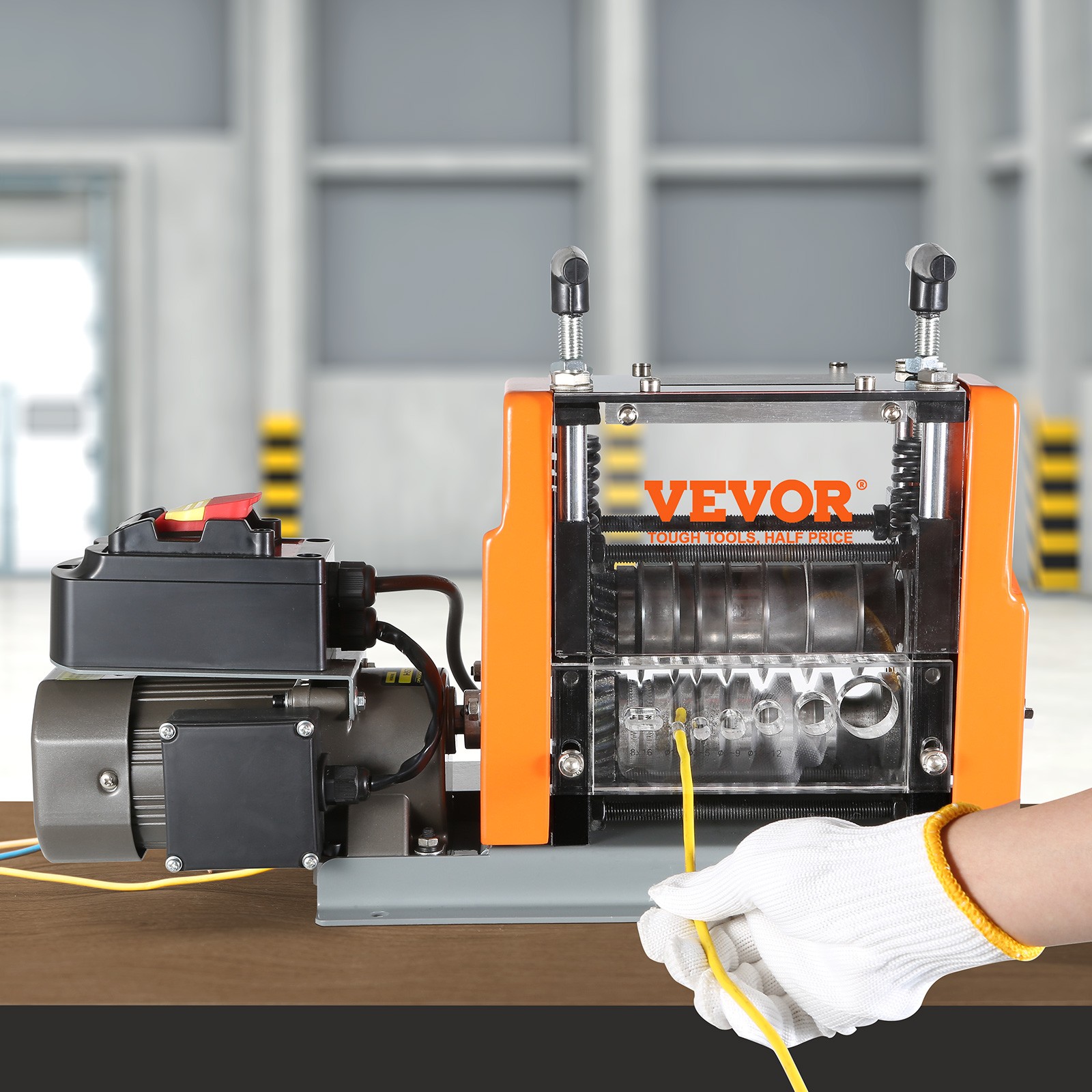 VEVOR Electric Wire Stripping Machine Copper Cable Stripper 0.06”-0.98” 60 W