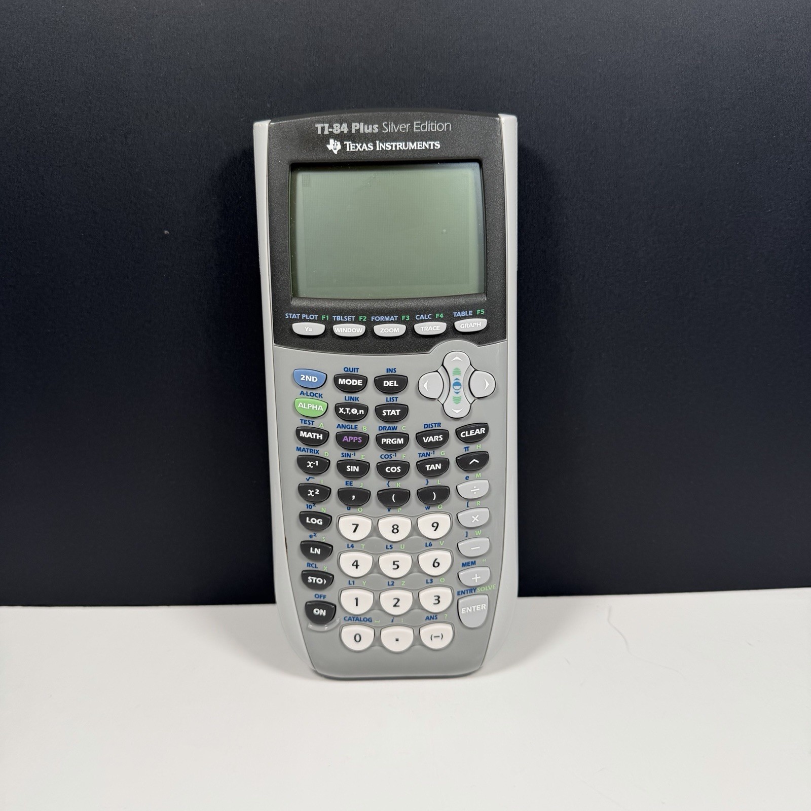 Texas Instruments TI-84 Plus Silver Edition Graphing Calculator No Cover TESTED
