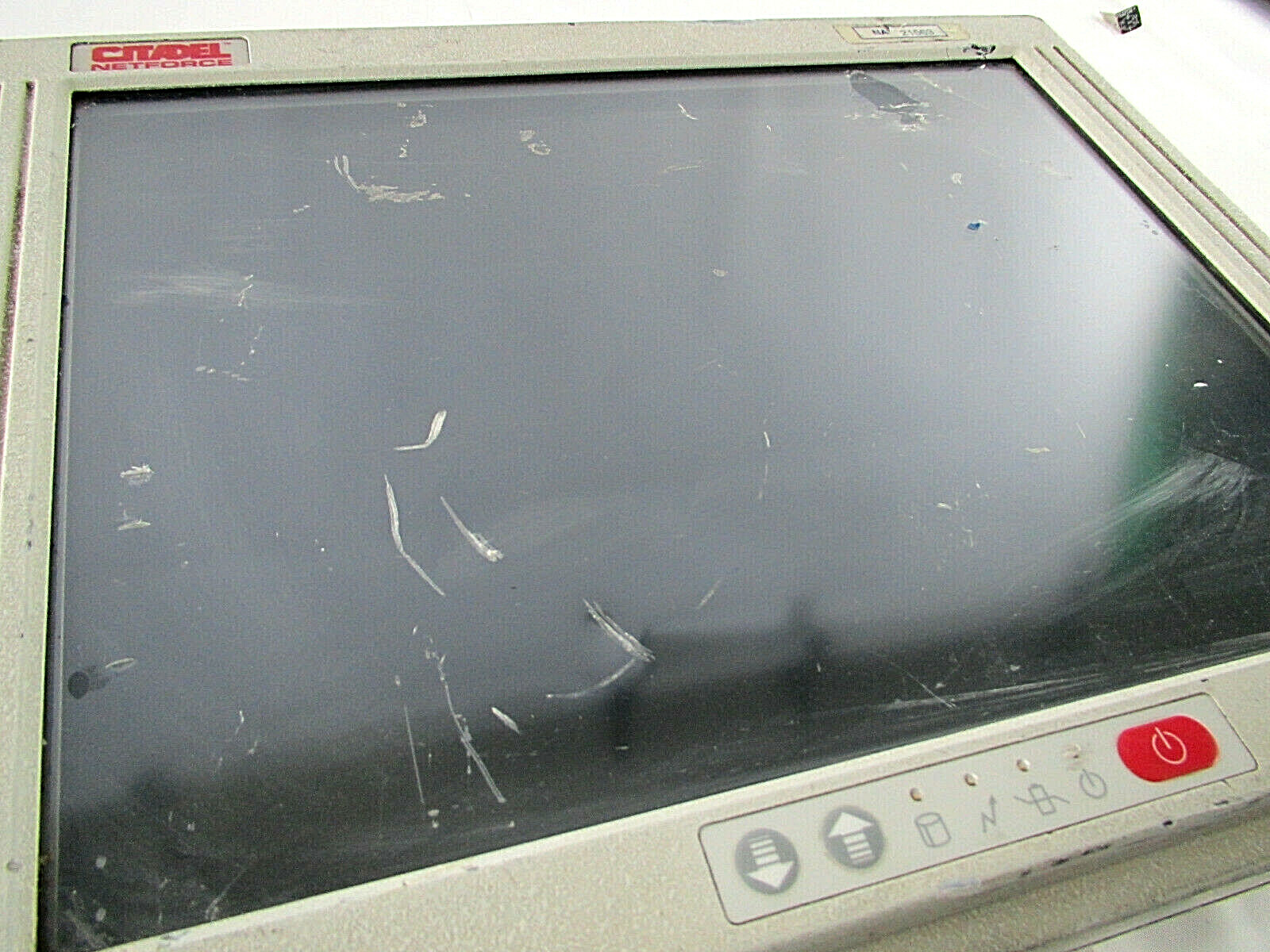 Citadel Netforce Rugged Industrial Computer Monitor Screen, For PARTS/ REPAIR