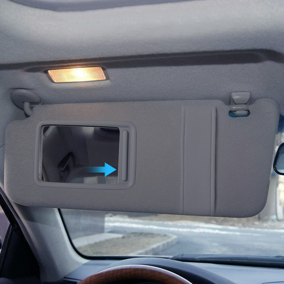 Sun Visor Sunshade Left Driver&Right Side UV proof For Toyota Camry 2007-2011