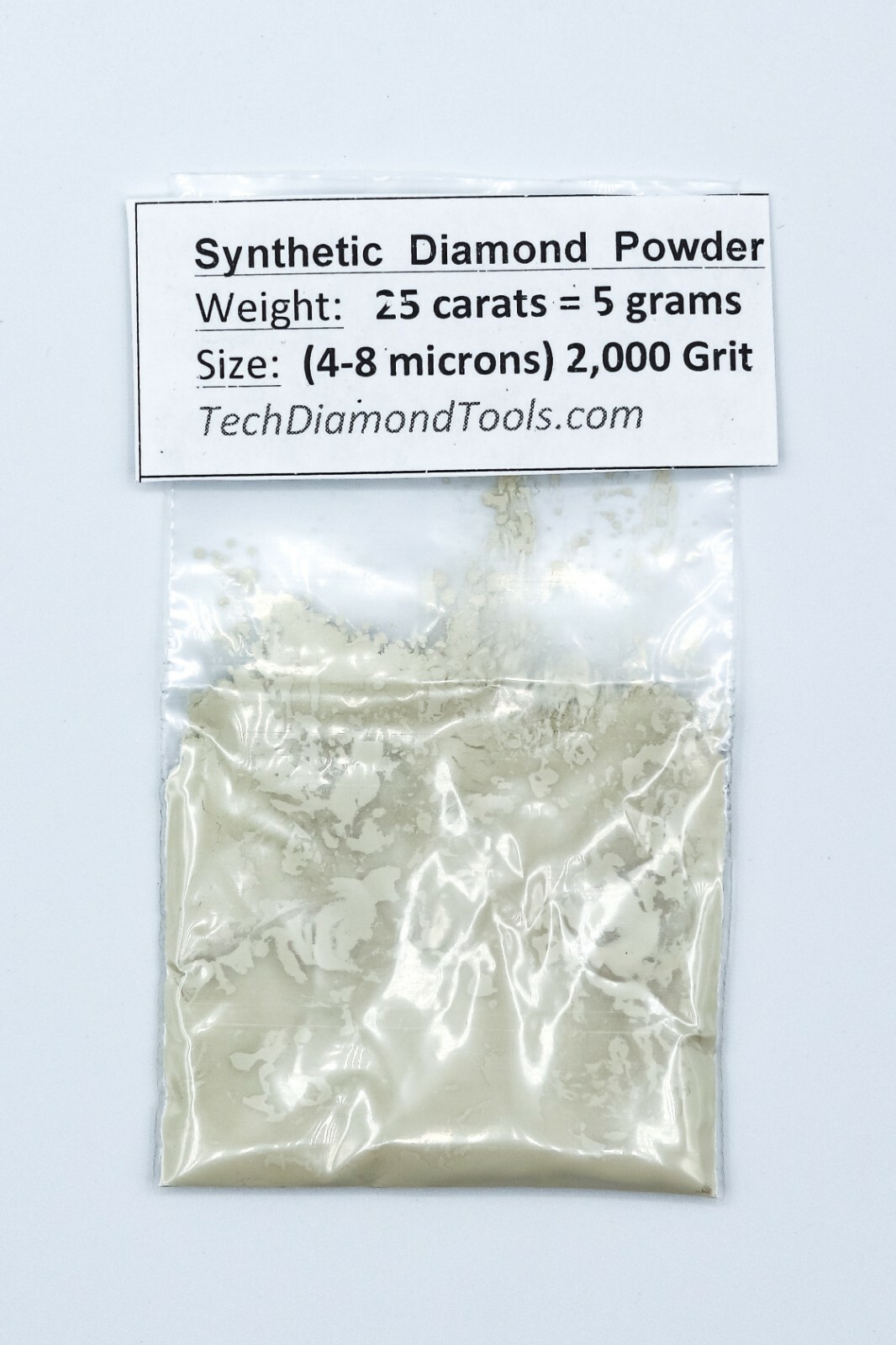 TechDiamondTools Diamond Powder 2,000 Grit 4-8 Microns, 25 cts = 5 Grams