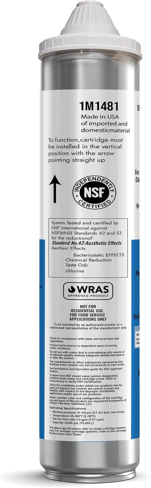4HC-H, Replacement Water Filter Cartridge (6-Pack)