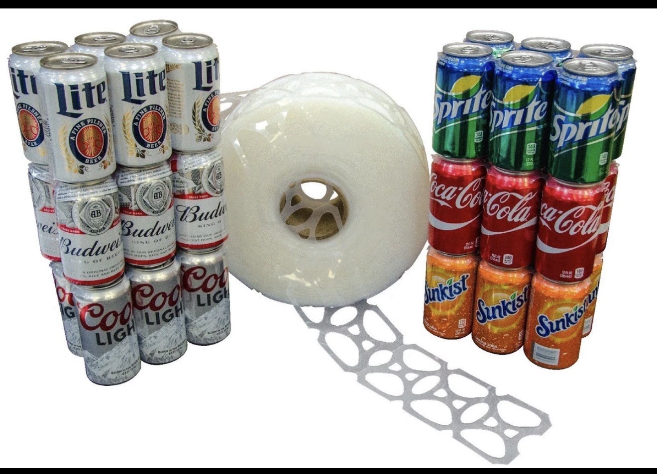 1000 Count Six Pack Ringers for 12 oz Can Beer Soda Liquor Premium Quality!!!