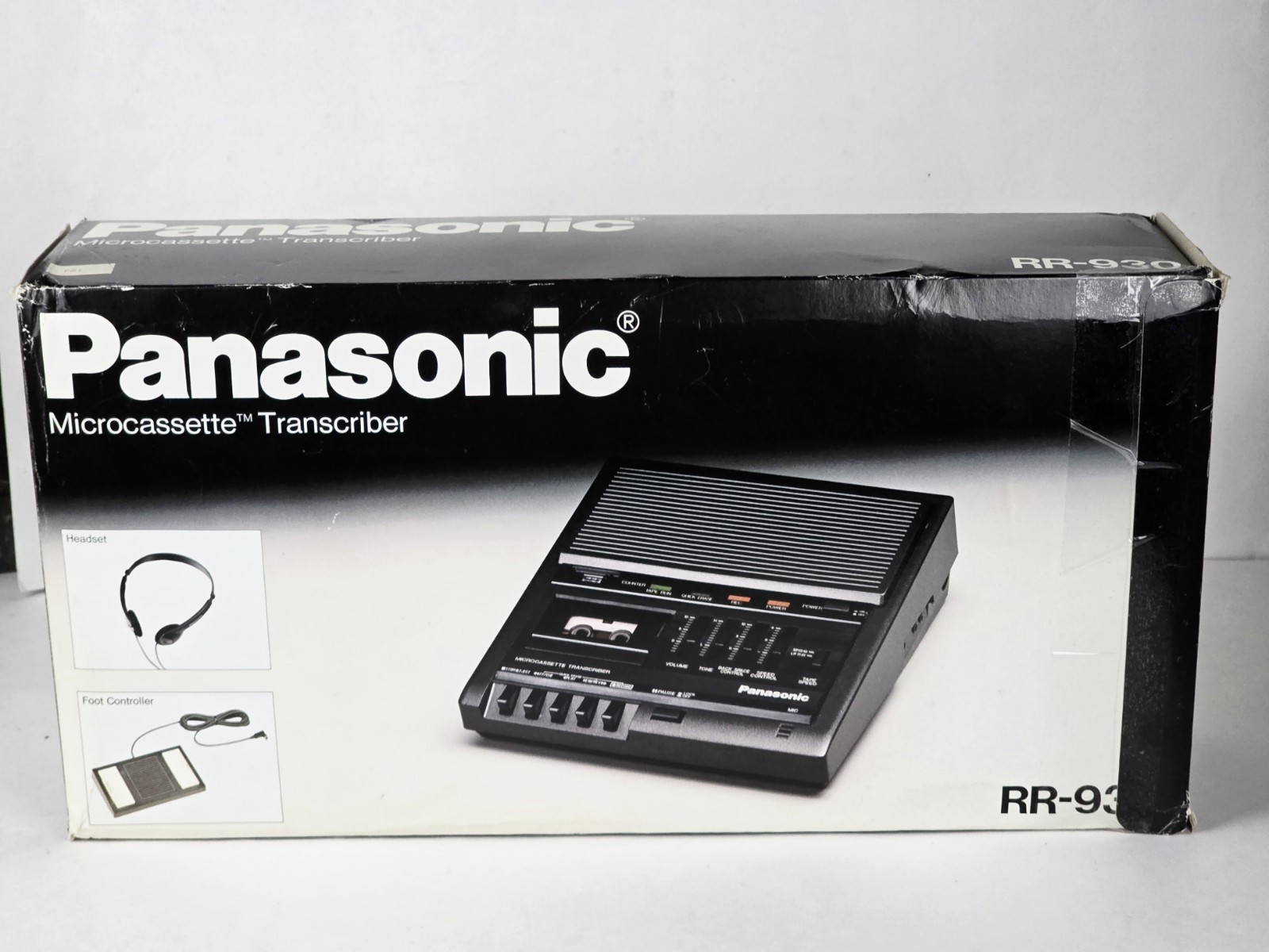 Panasonic RR-930 Microcassetter Trascriber Recorder Foot Controller READ PLEASE