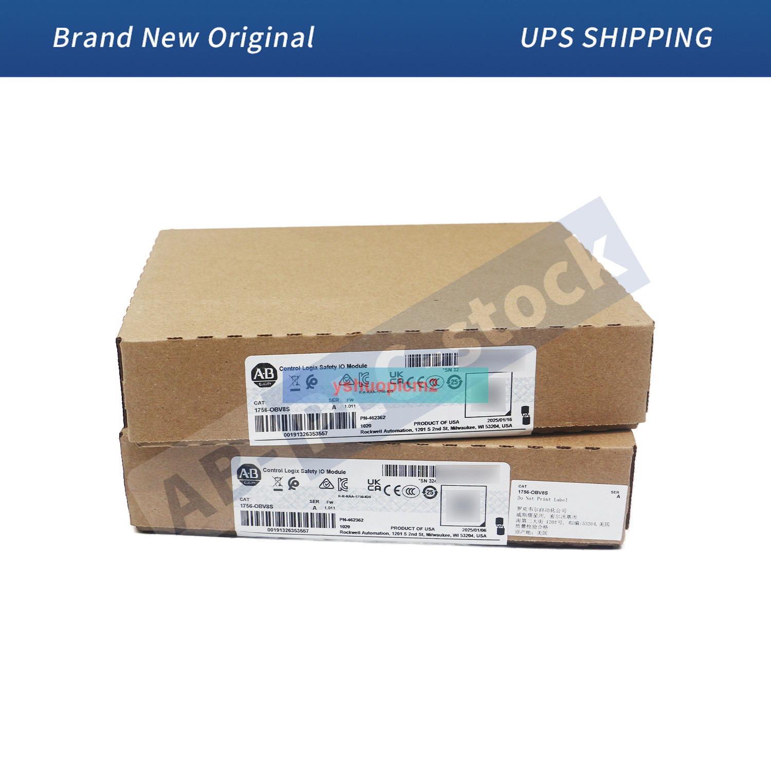 New Sealed 1756-OBV8S A~B Control Logix Safety IO Module
