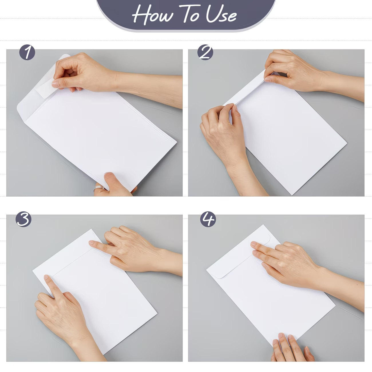 Quality 6×9 IN Security Envelopes,Self-Sealing, White (10 Count)