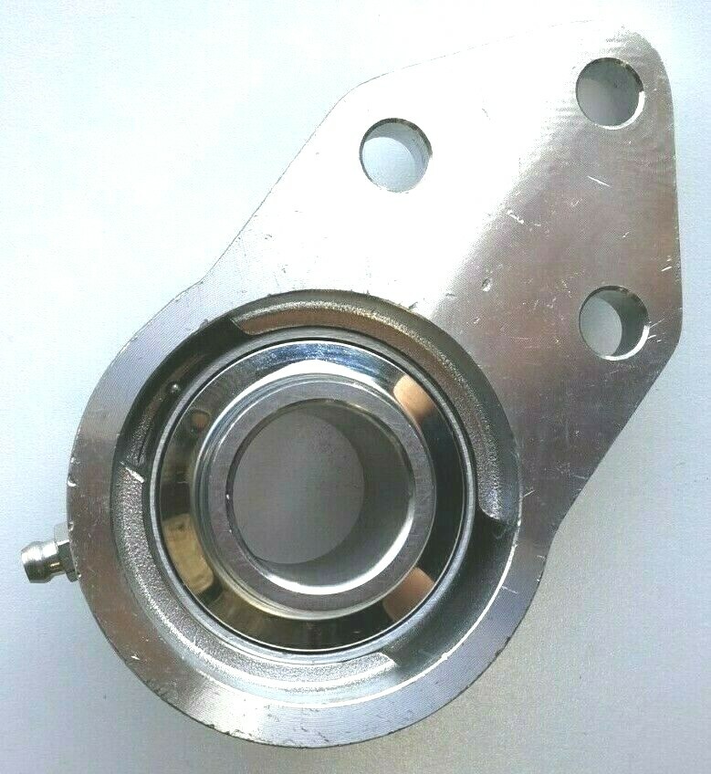 Premium SUCSFB207-20 STAINLESS UCFB207-20 3-Bolt Flange Bracket Unit 1-1/4″ ID