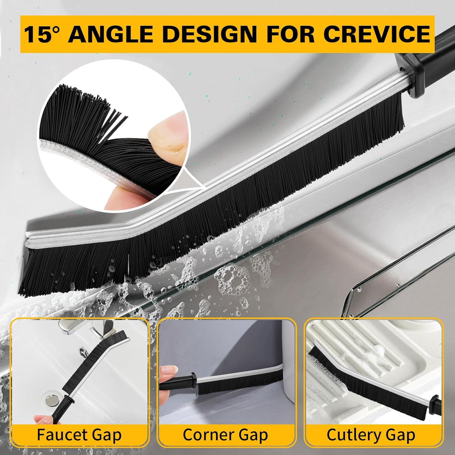 All-Purpose Cleaning Brush Set – Nylon/Brass/Steel Brushes & Scrapers 17Pcs Set
