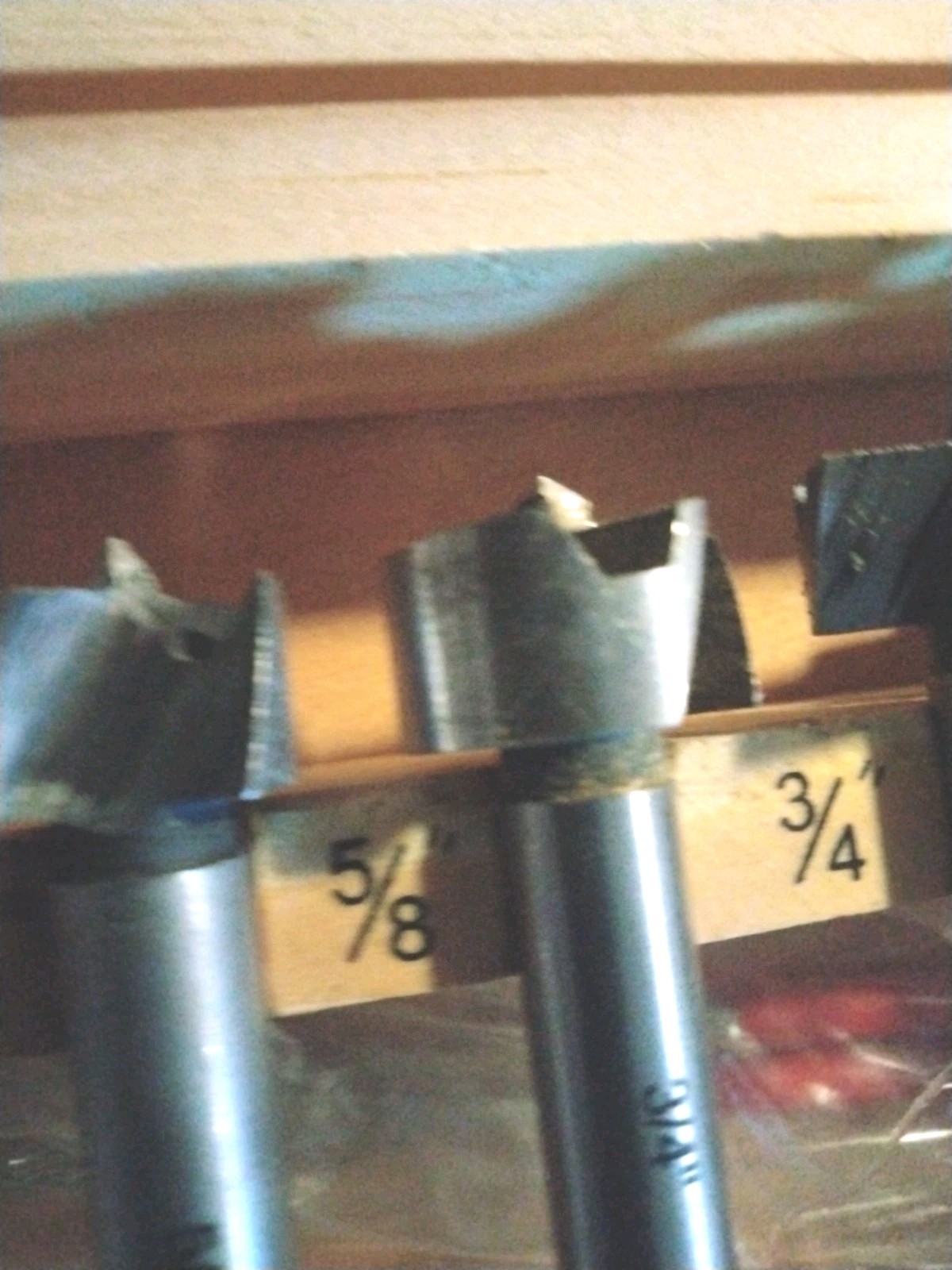 BASYNOL Forstner bit set 8 Piece Precision Forstner Bit Set In Wood Box