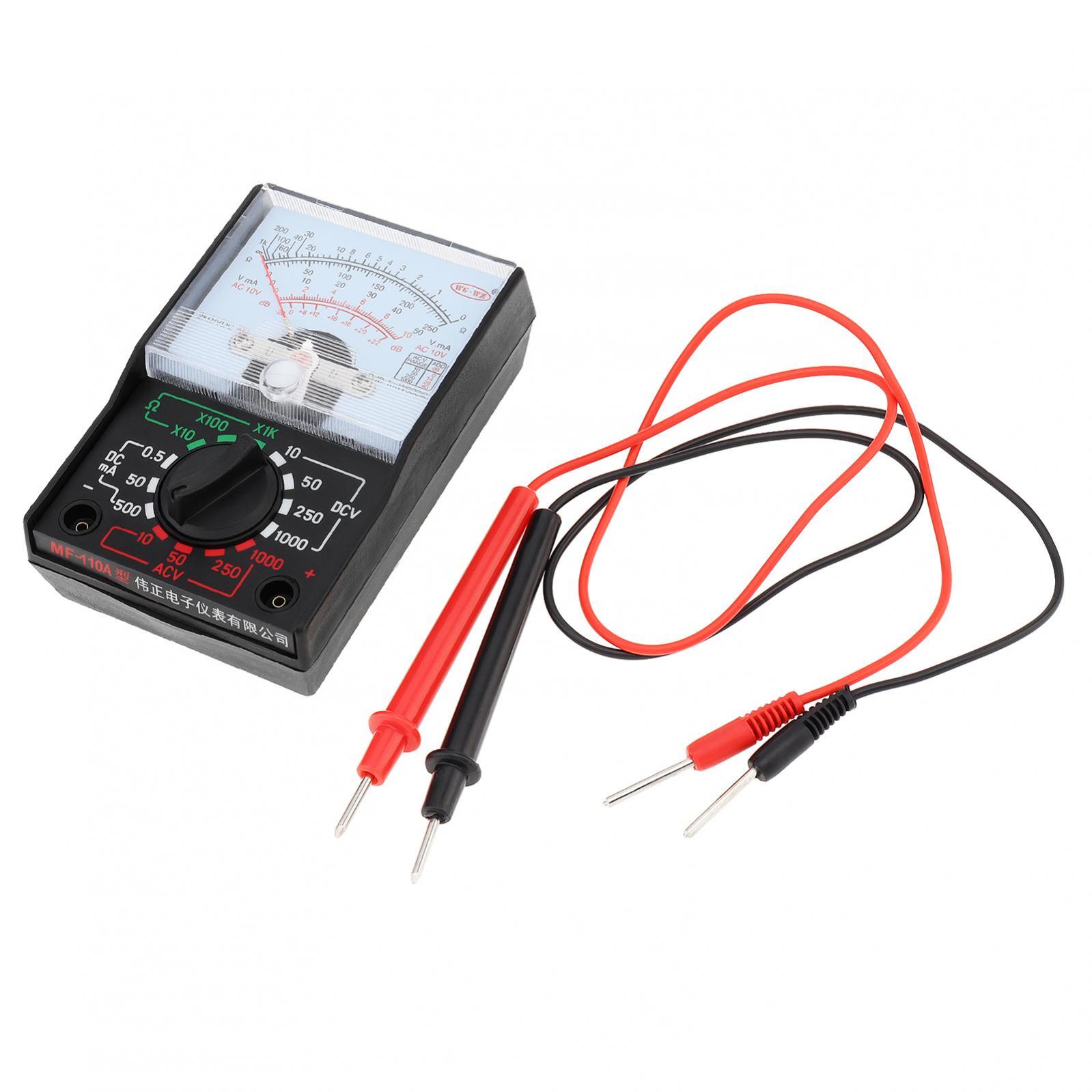 Analog Multimeter Voltmeter Ammeter Ohmmeter Tester Meter OHM AC/DC Volt