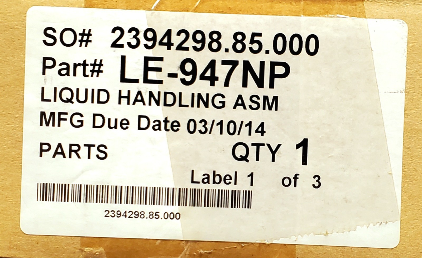 LMI / Milton Roy Liquid End – 316SS – US Stock – Brand New: LE-947NP