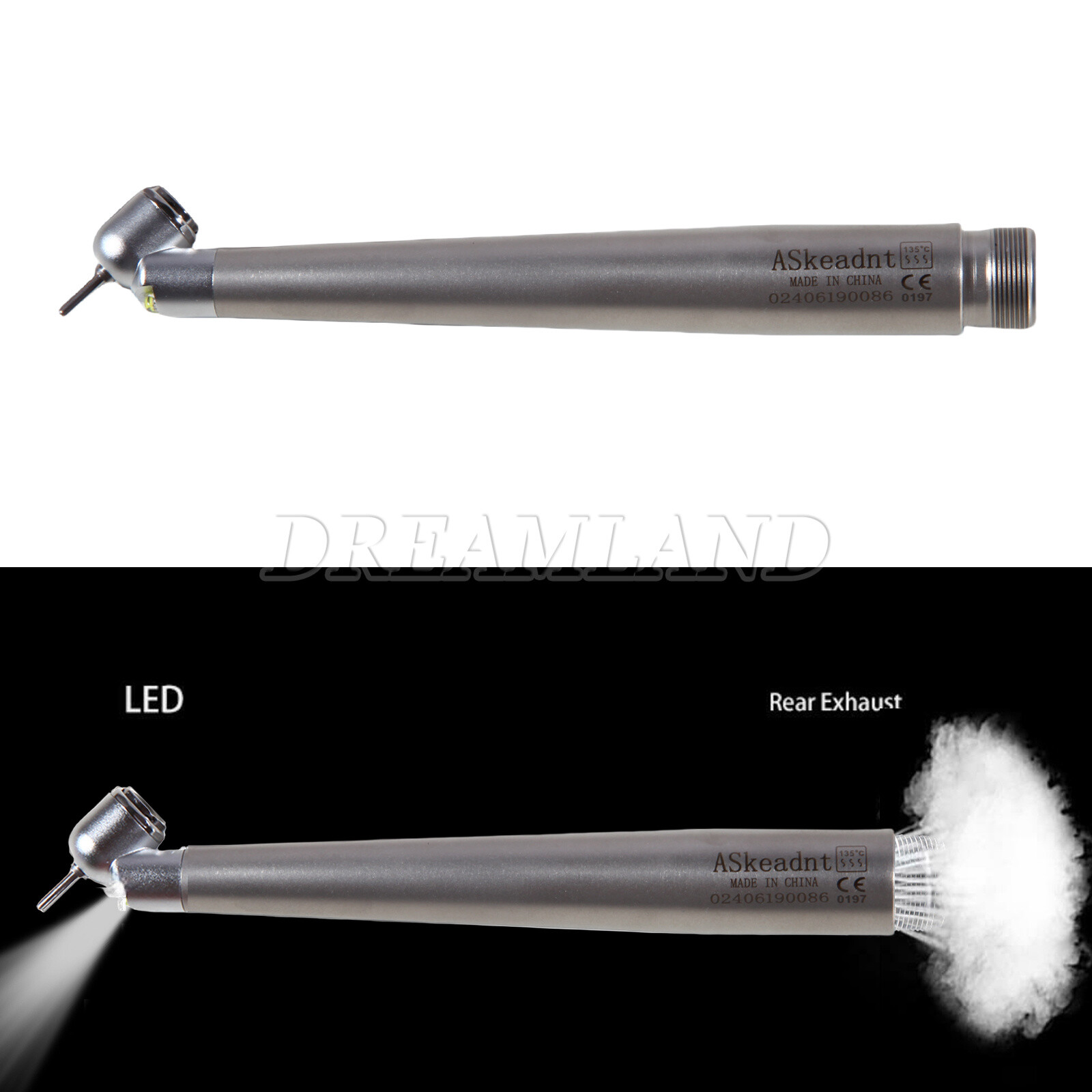 45° Surgical NSK PANA MAX Style Dental Pieza de mano alta velocidad 2Hole Borden
