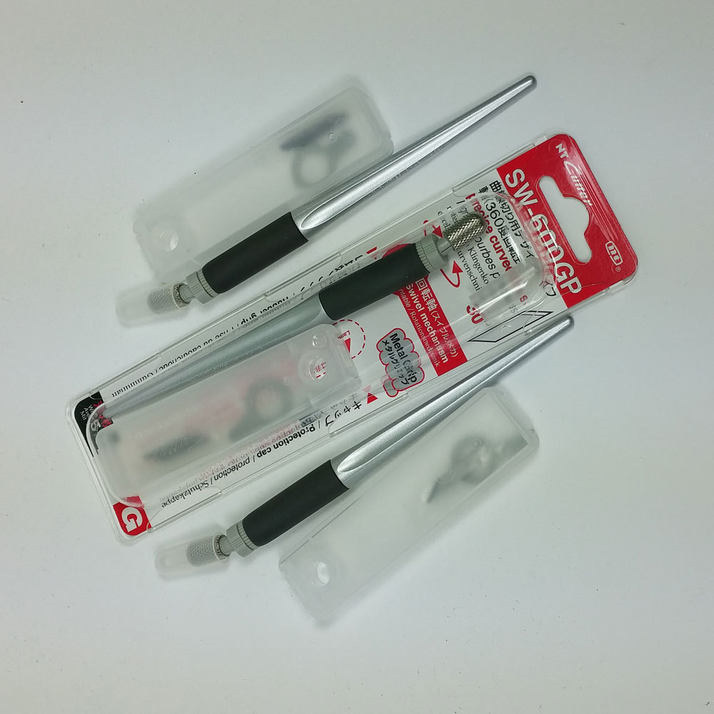 3Pcs NT Cutter SW-600GP Made in Japan Scalpel Craft Knife Grip Cushioned