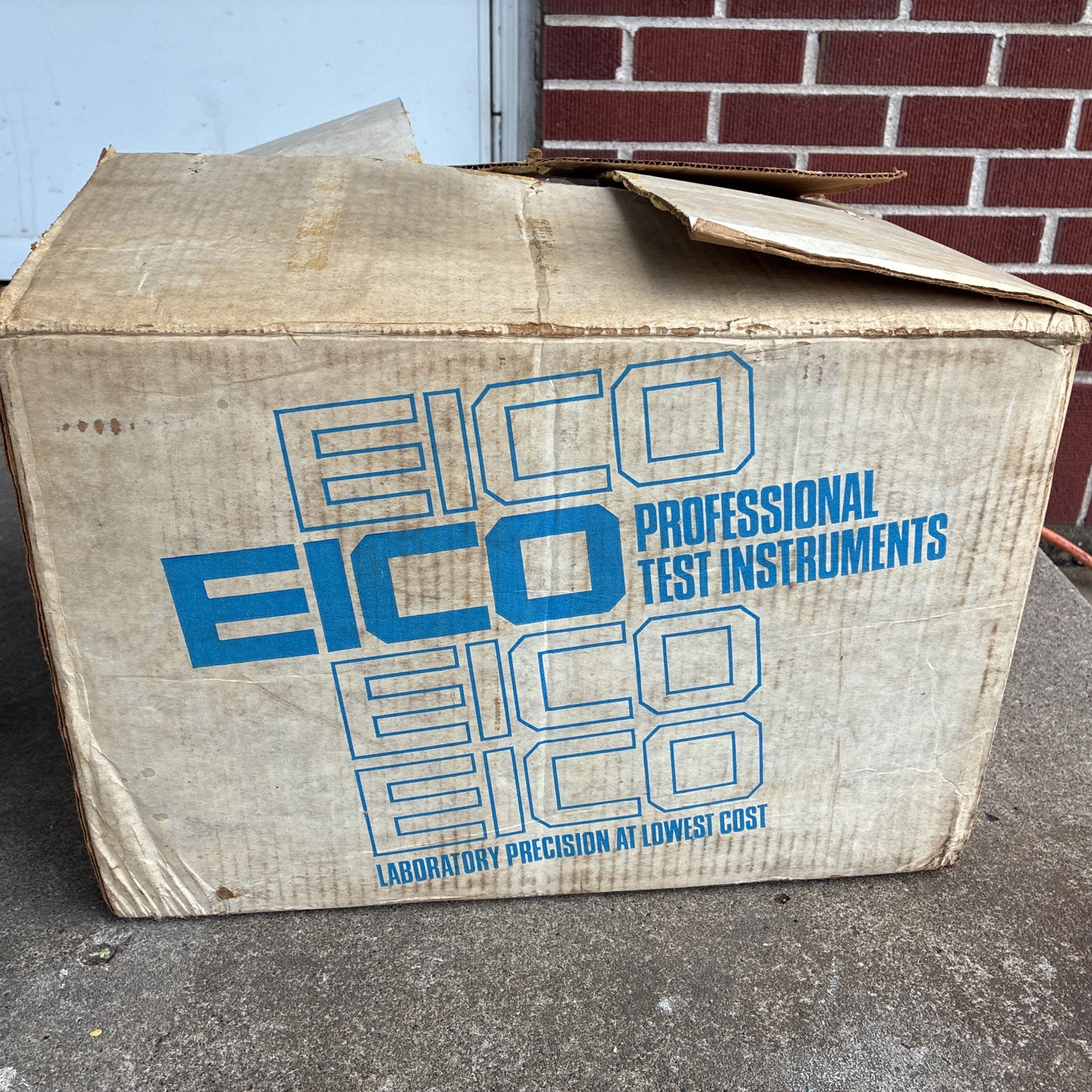 Vintage EICO Oscilloscope DC Wide Band Model 460 Untested See Description