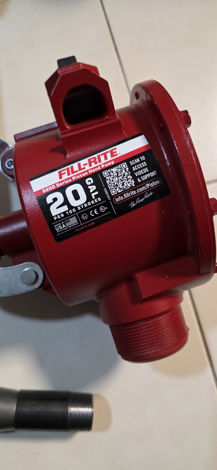 Fill-Rite FR152 Fuel Transfer Piston Hand Pump NEW 🔥