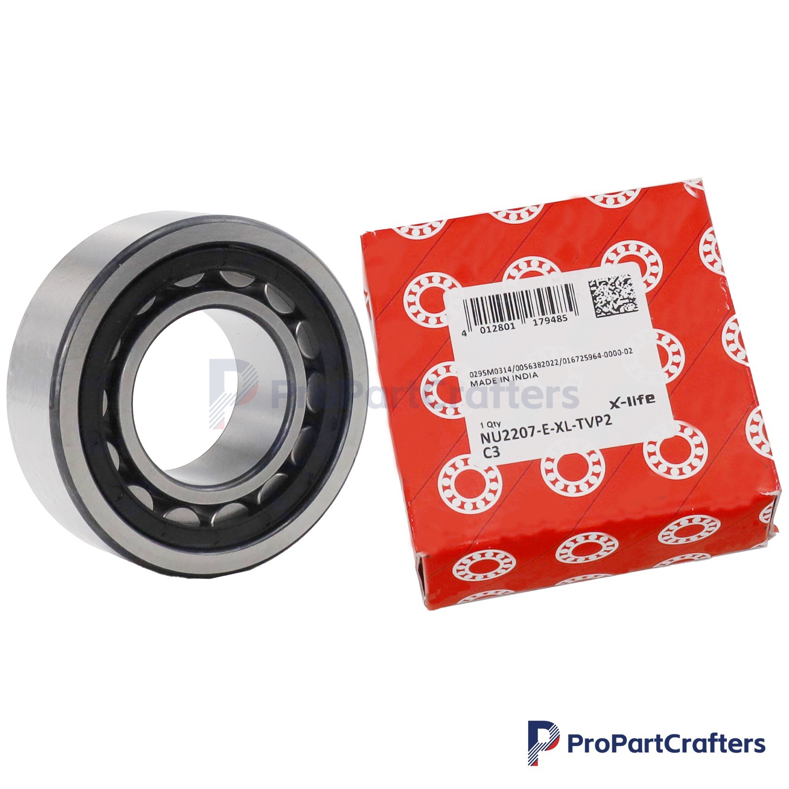Fits For FAG NU2207 E XL TVP2 C3 Cylindrical Roller Bearing 35x72x23mm