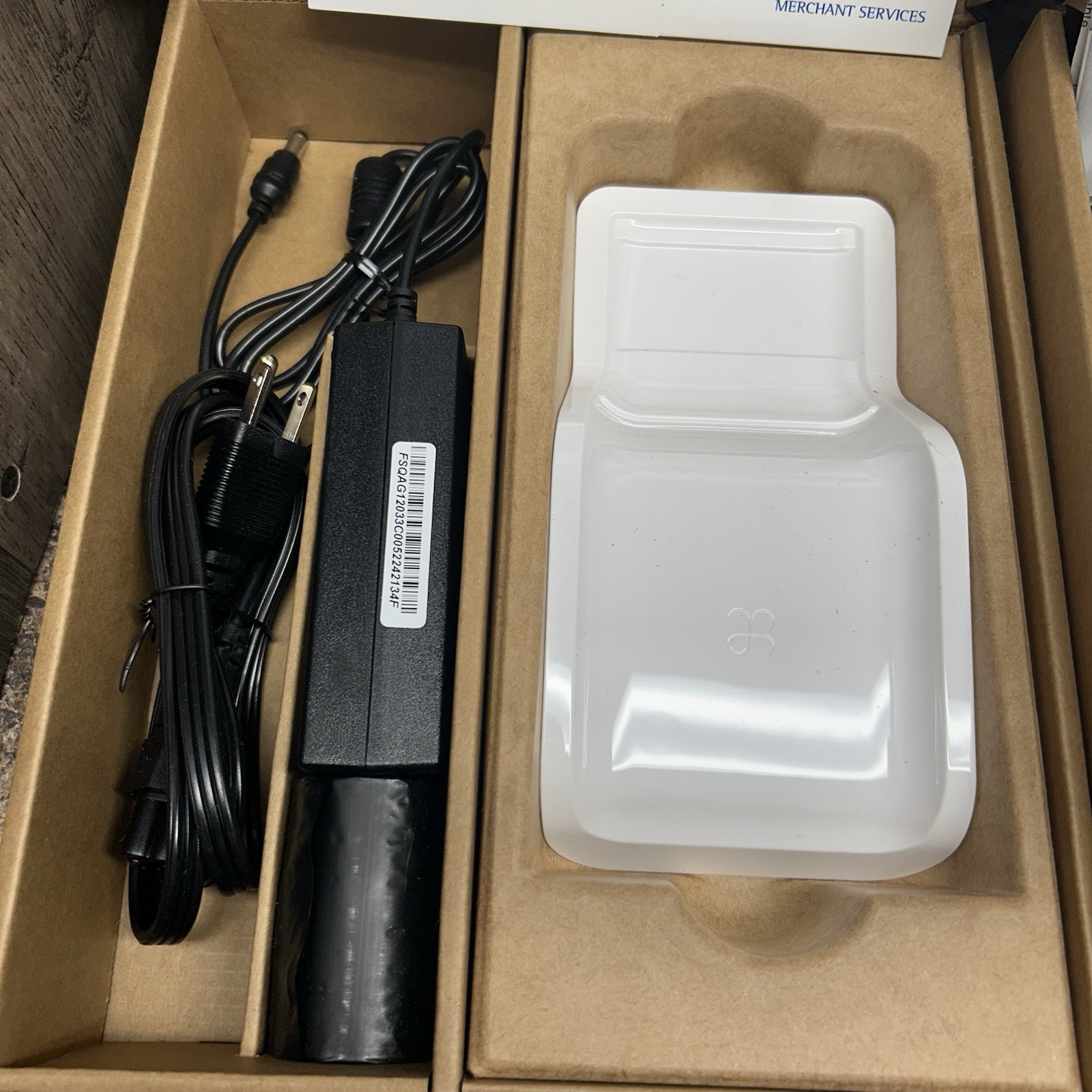 Clover Flex 3 Handheld POS System/C405 + Wireless Cradle K405 + Charger Adapter