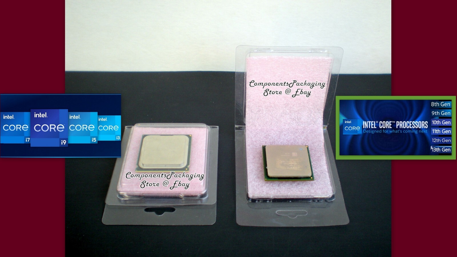 Intel LGA1700 Processor Packaging Case for 12th Gen CPU – Lot of 10 25 40 80 250