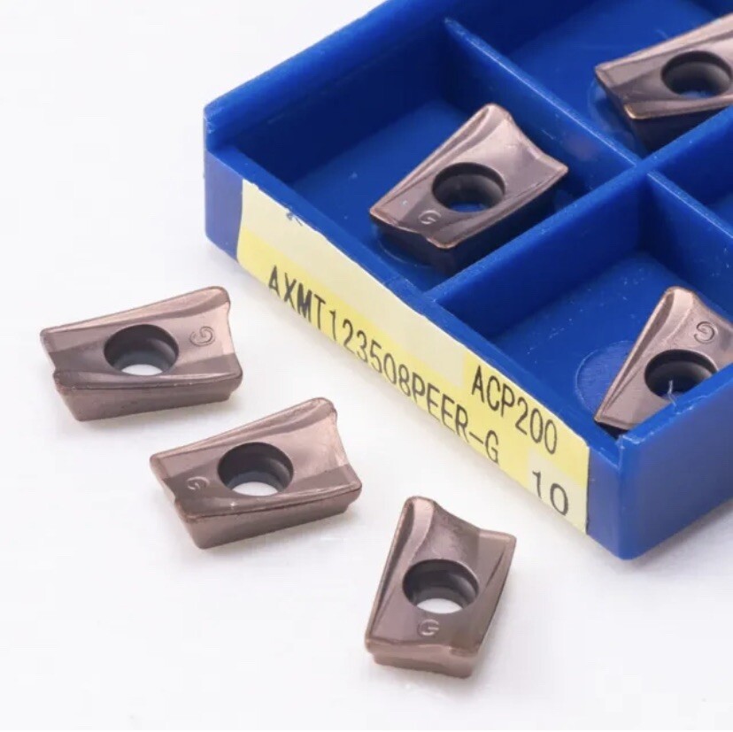 10pcs /pack AXMT123508PEER-G ACP200 Carbide milling inserts AXMT 123508