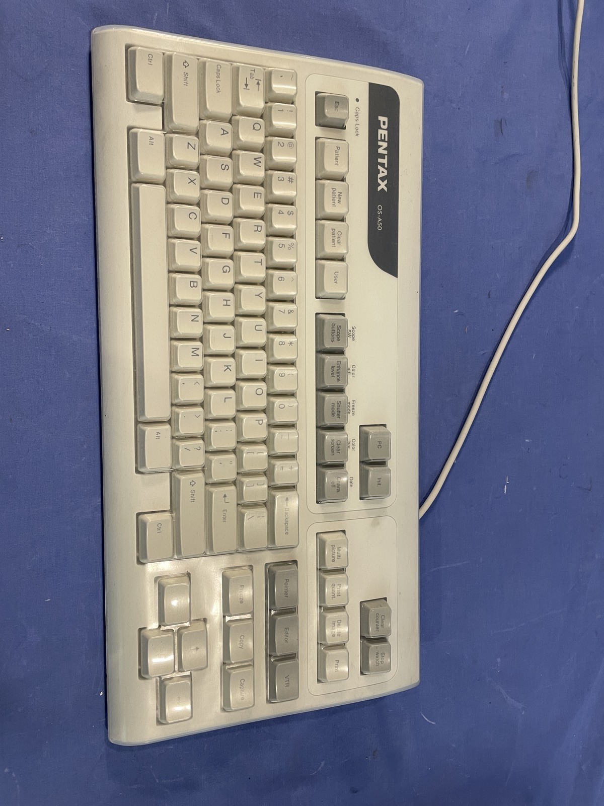 Pentax OS-A50 Endoscopy Video Processor Medical Keyboard