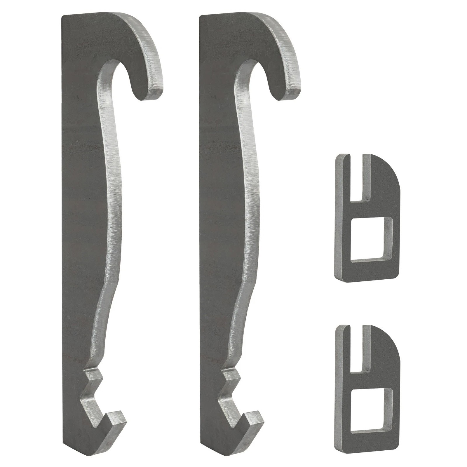 2pcs Steel Quick Attach Bracket 1-1/2″ For Cat Fusion Coupler Loader mounts
