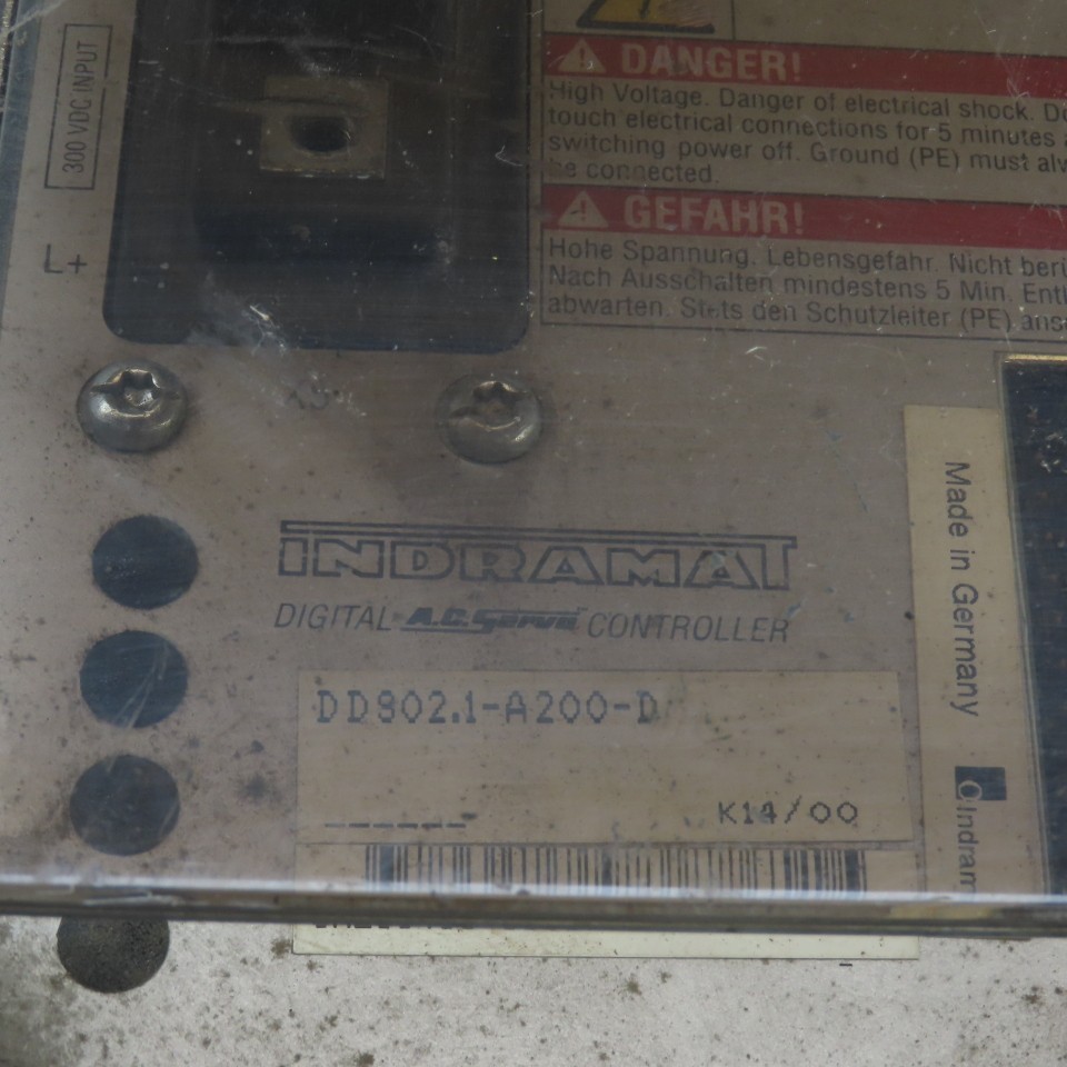 Indramat DDS02.1-A200-D Digital AC Servo Controller