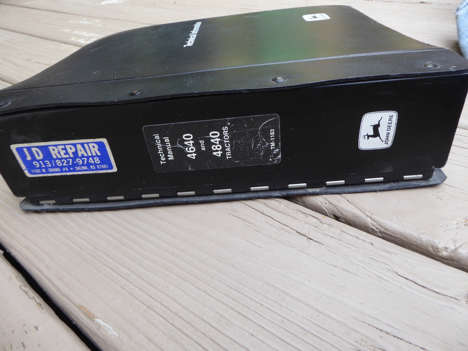 1977 John Deere 4640, 4840 Tractor Service Technical Manual Repair Shop Binder