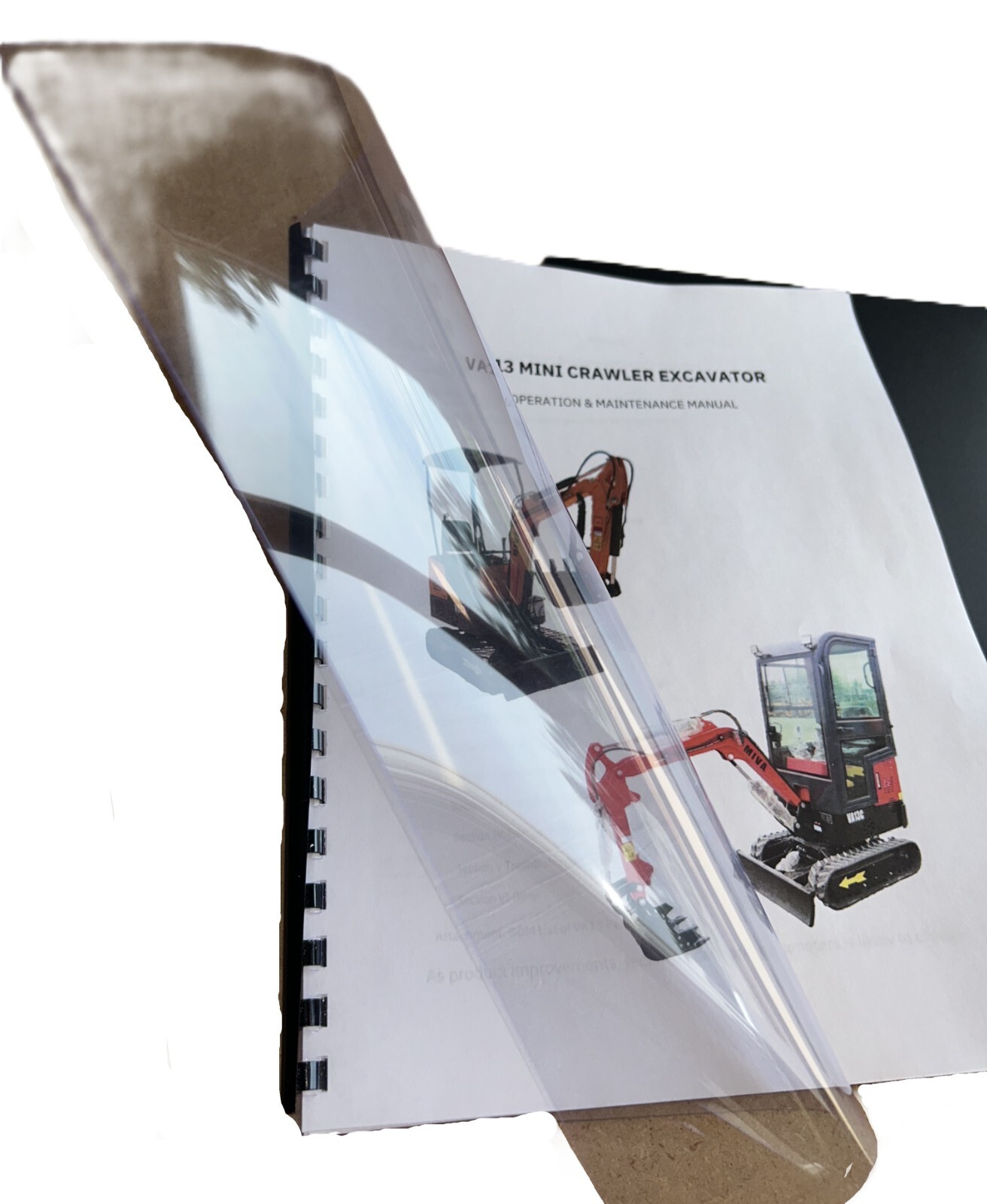 1-Ton Mini Excavator Track Hoe MIVA VA13 Operation & Maintenance Manual