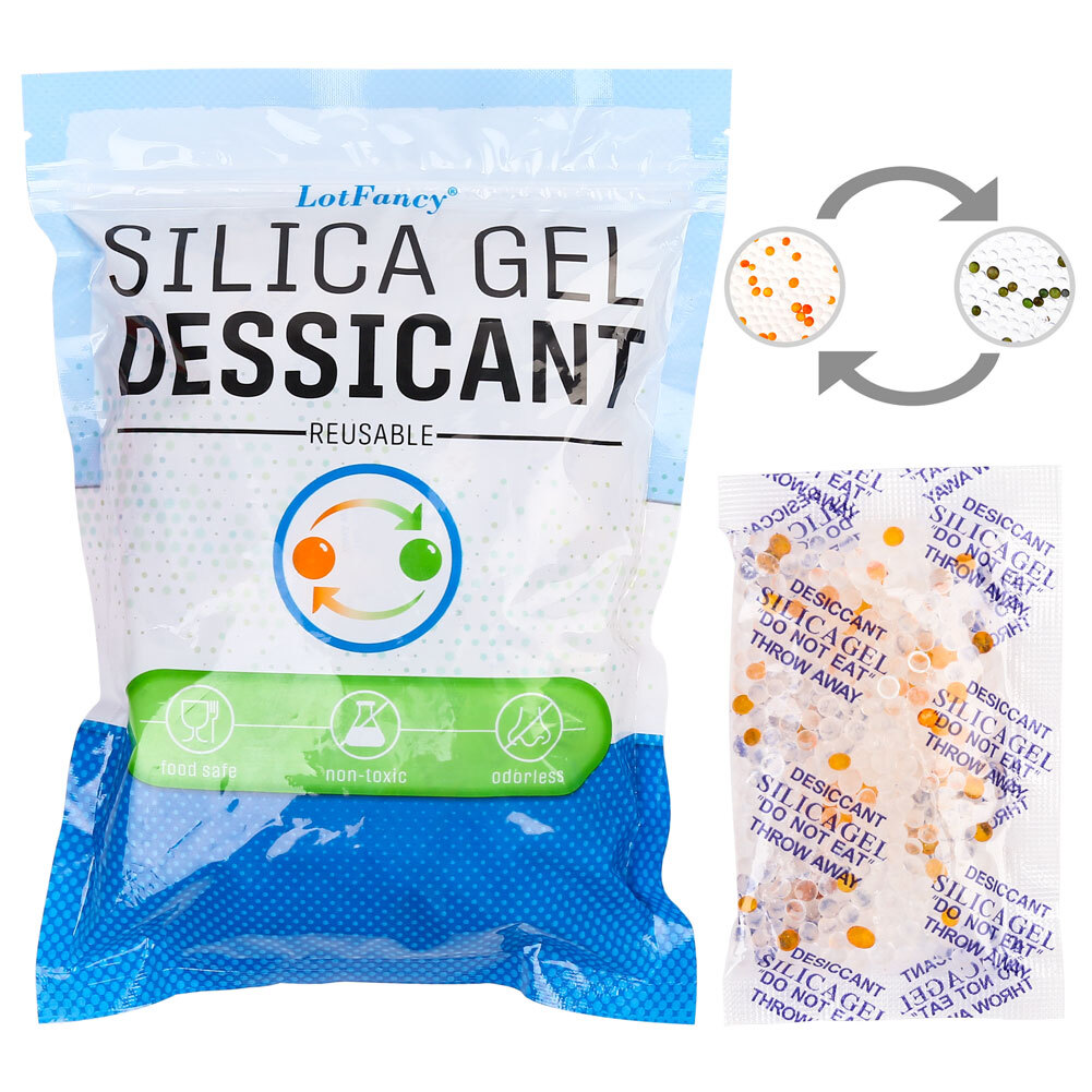 40 Packs 10 g Grams Silica Gel Desiccant Packets Moisture Absorber Drying Bags