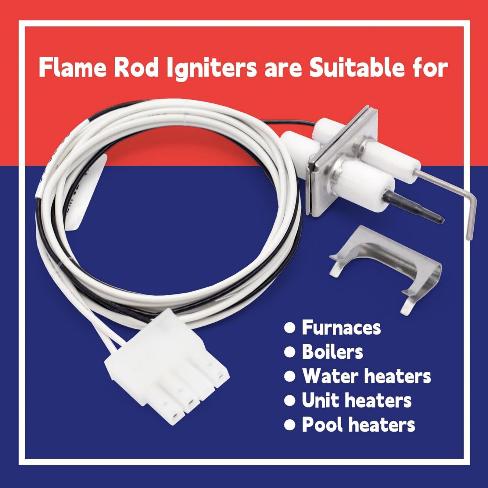 24V DC Flame Rod Igniter Q3450C2407 For Honeywell Smart Valve System SV9600H