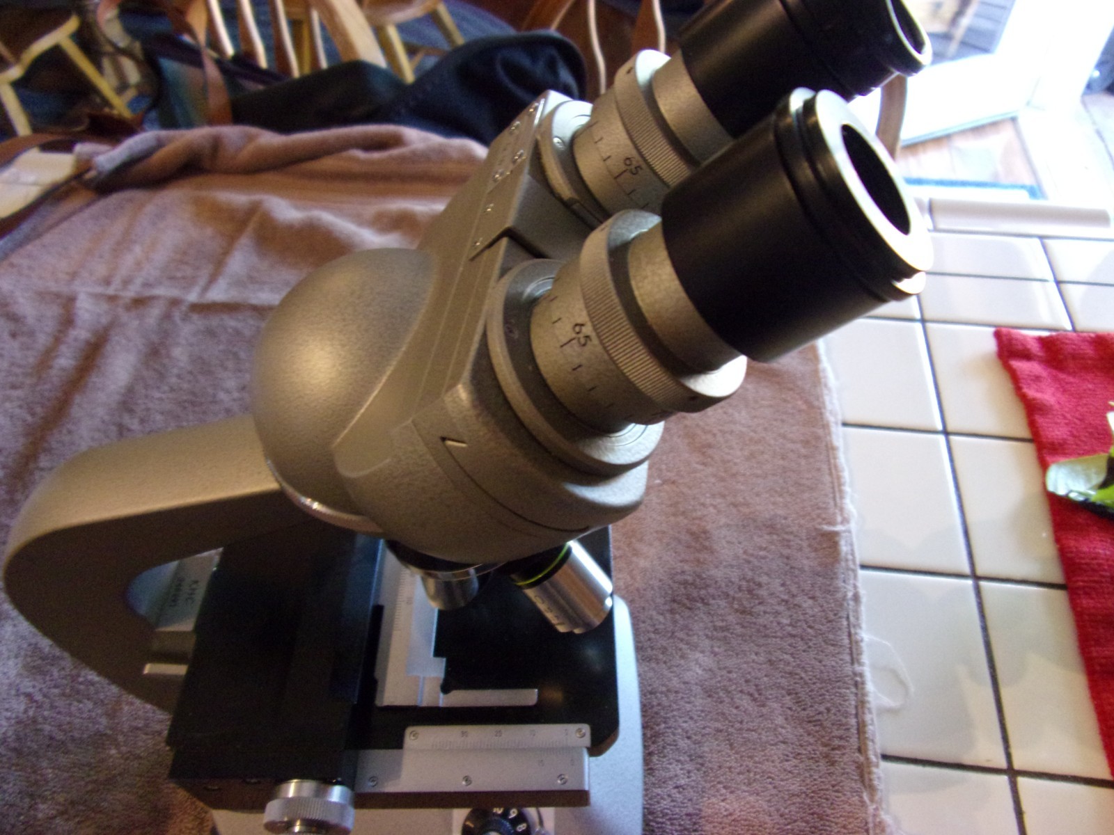Olympus KHC Microscope With Case Instructions *Tested And Works Perfectly*