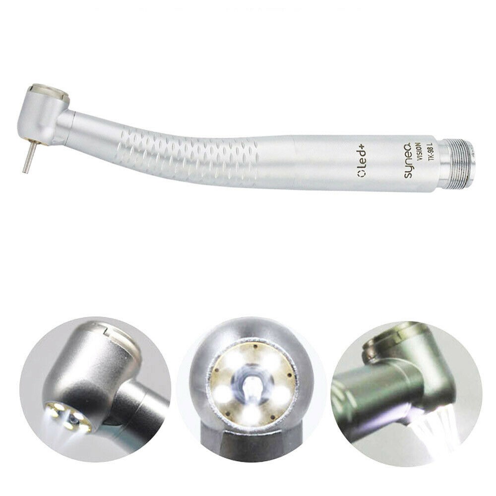OLED+ 5 Light LED E-Generator Dental High Speed Fiber Optic Handpiece 2/4Hole