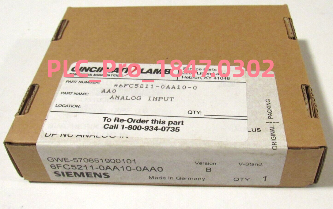 6FC5211-0AA10-0AA0 1PCS New SIEMENS 6FC5 211-0AA10-0AA0 Module Fast shipment