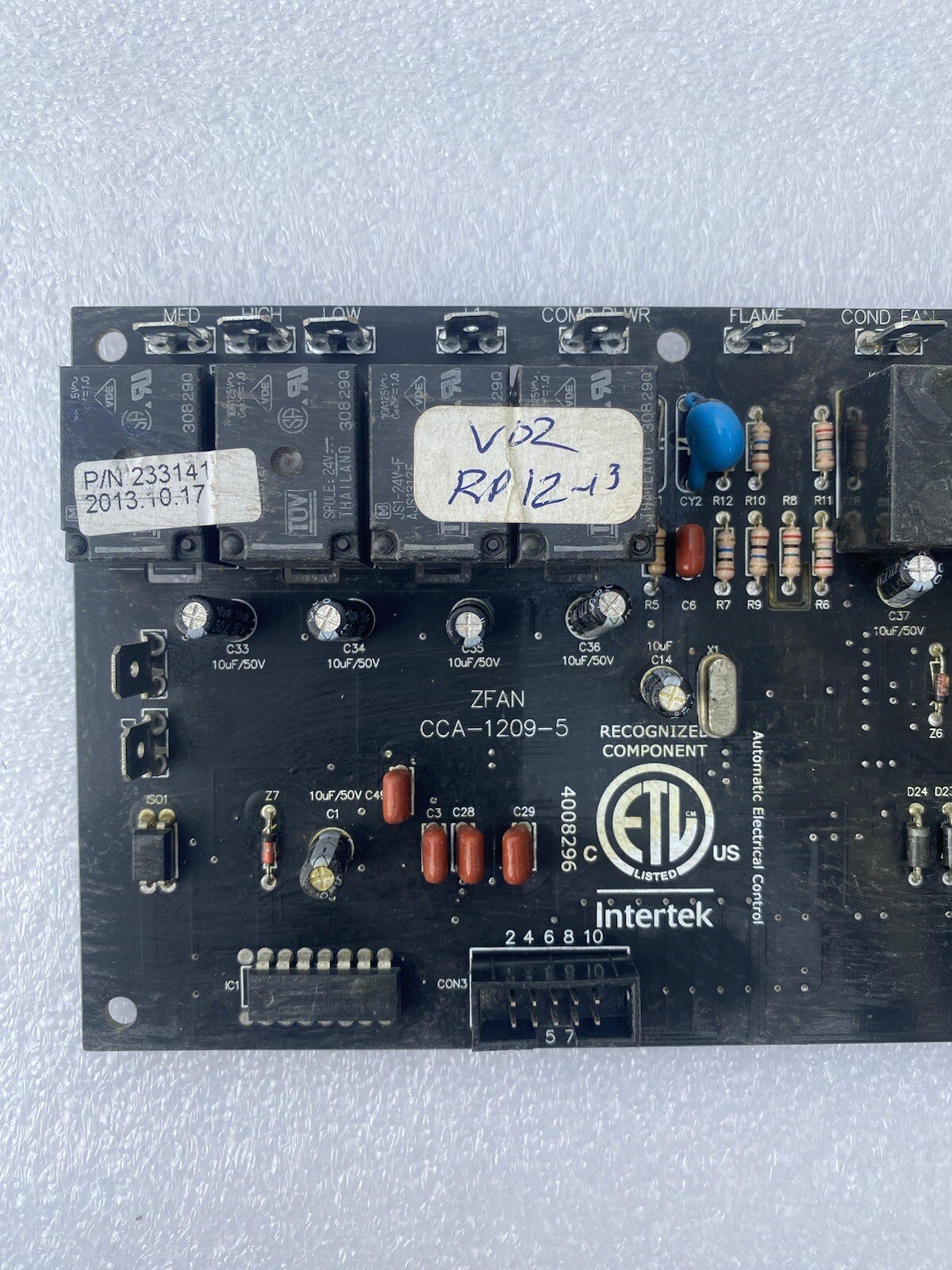 Suburban PTAC Control Board PN: 233141