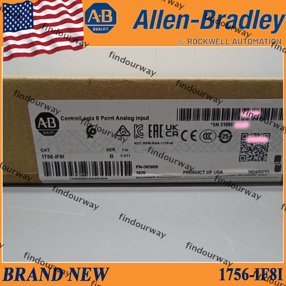 NEW Sealed NEW PLC AB 1756-IF8I ControlLogix 8 Point Analog Input