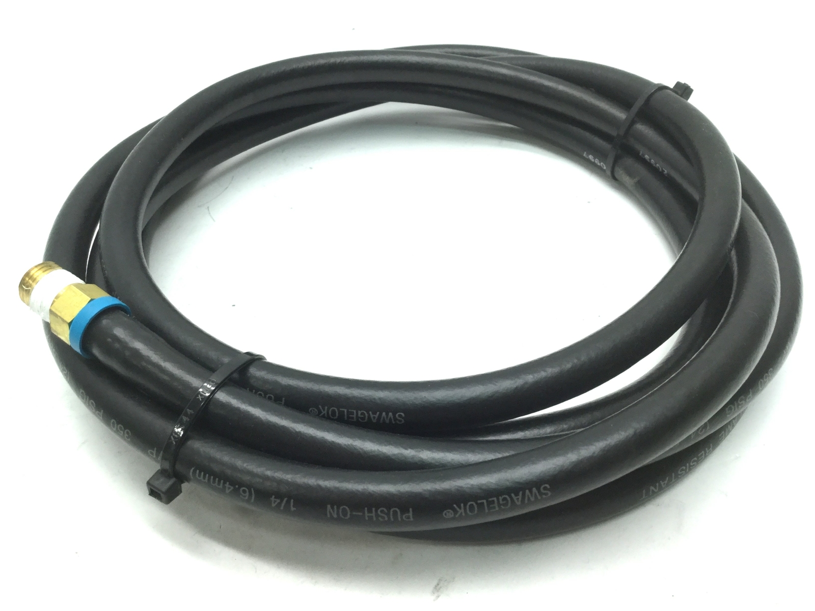 Swagelok Flame Resistant Push-On Hose 1/4″ 6.4mm WP 350 PSIG (24 Bar), 10′ Long