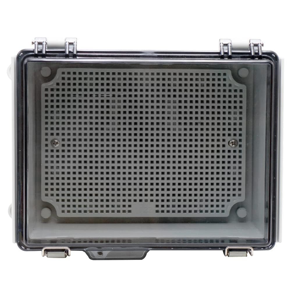 Small Waterproof Electrical Junction Box Clear ABS Plastic | 8.6×6.7×4.3 inc…