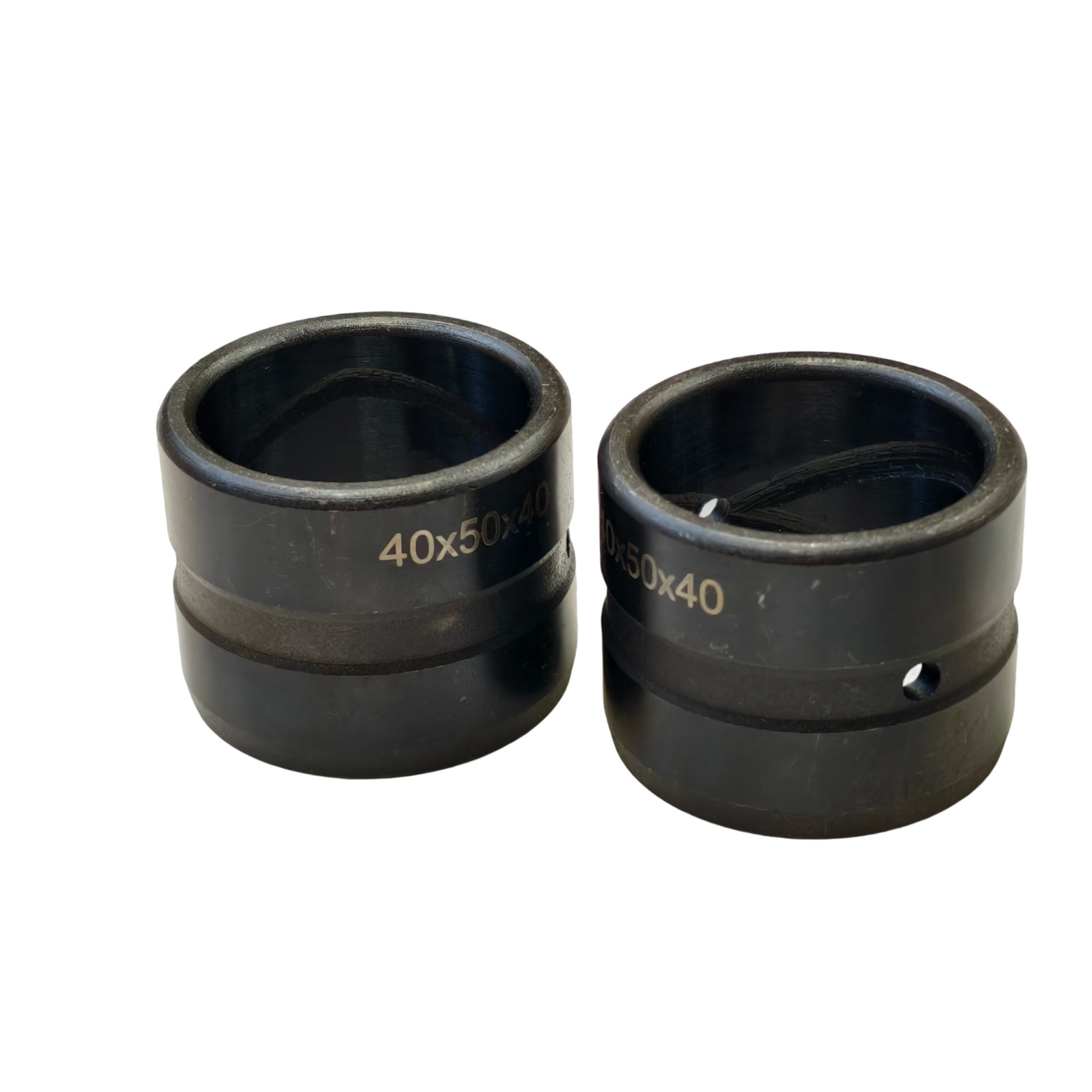 2 PCS 40 MM EXCAVATOR BUSHING HARDEN STEEL , ID 40mm x OD 50mm x L 40mm