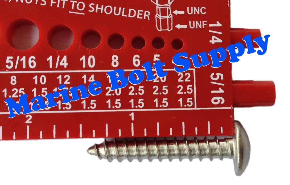 Screw Bolt Nut Thread Measure Gauge Size Checker (Standard & Metric) Color:Green