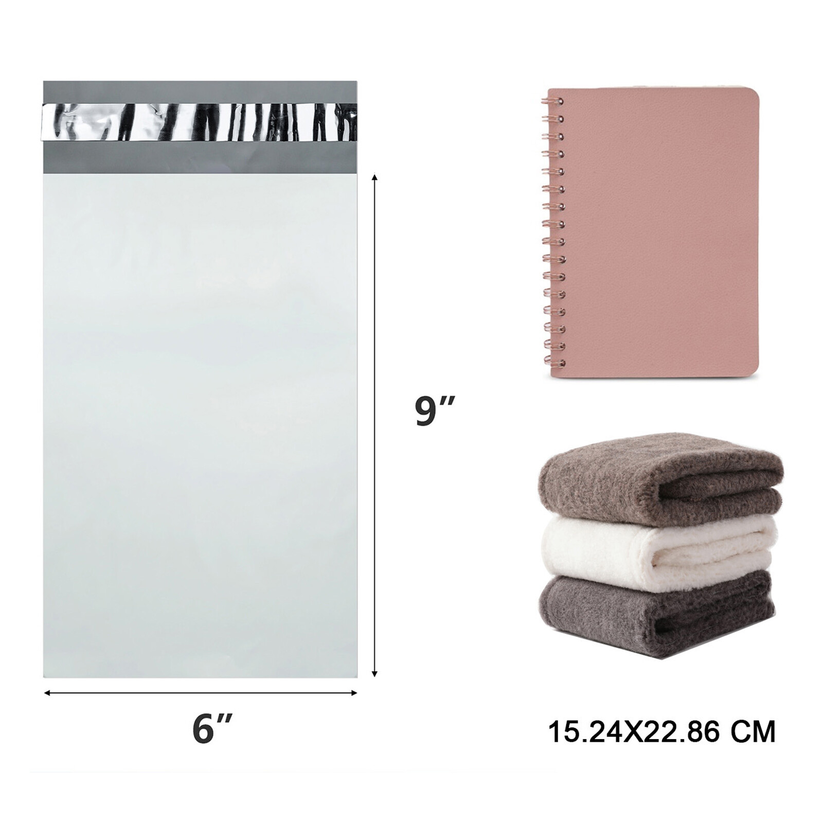 6×9 9×12 10×13 14×17 – 24×24 Poly Mailers Shipping Envelopes Self Sealing Bags