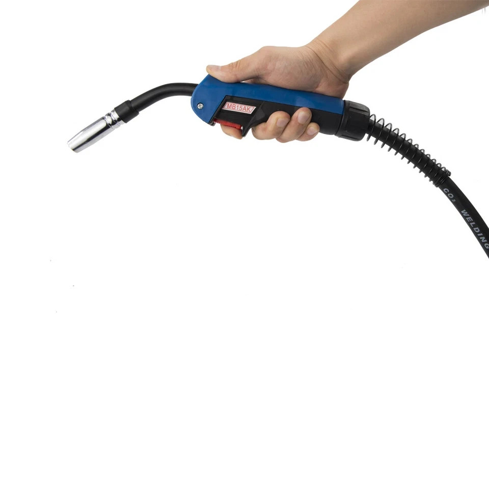 MB-15AK MIG/MAG Welder Torch Gun 5M/16ft Air Cooled Euro Connector Fit Welding
