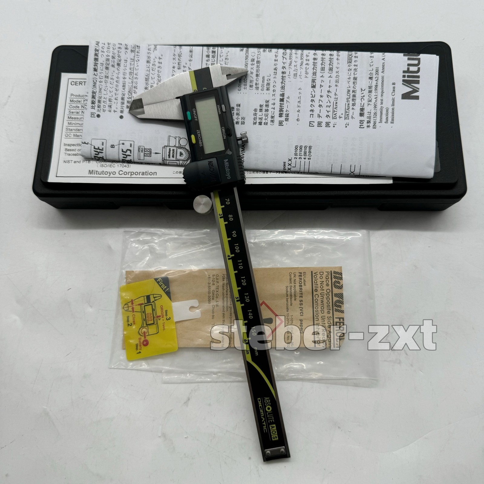 Mitutoyo Japan 500-196-30 150mm/0-6 Absolute Digital Digimatic Vernier Caliper