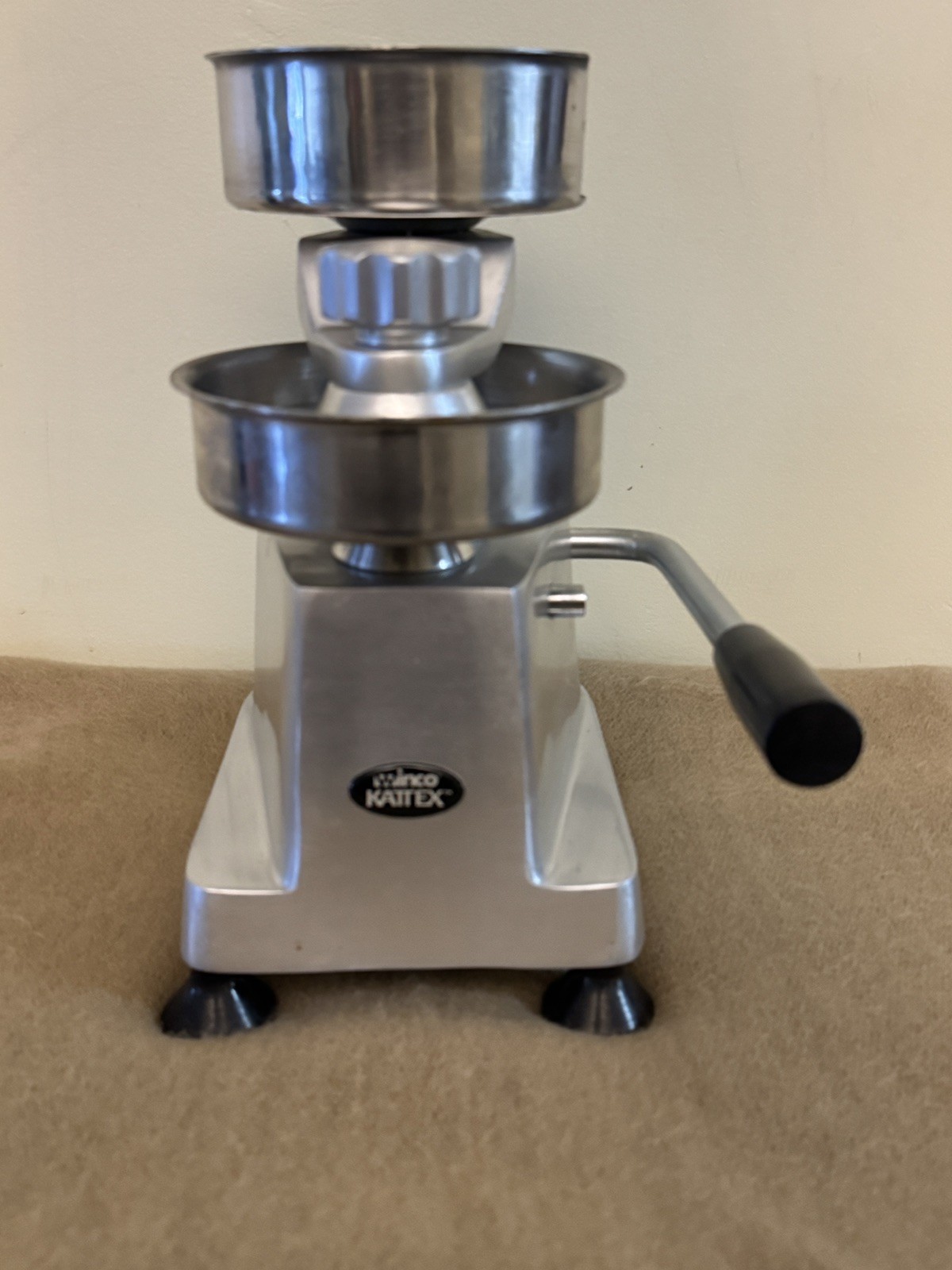Winco HBP-3 Heavy-Duty Hamburger Patty Press 1/2 lb
