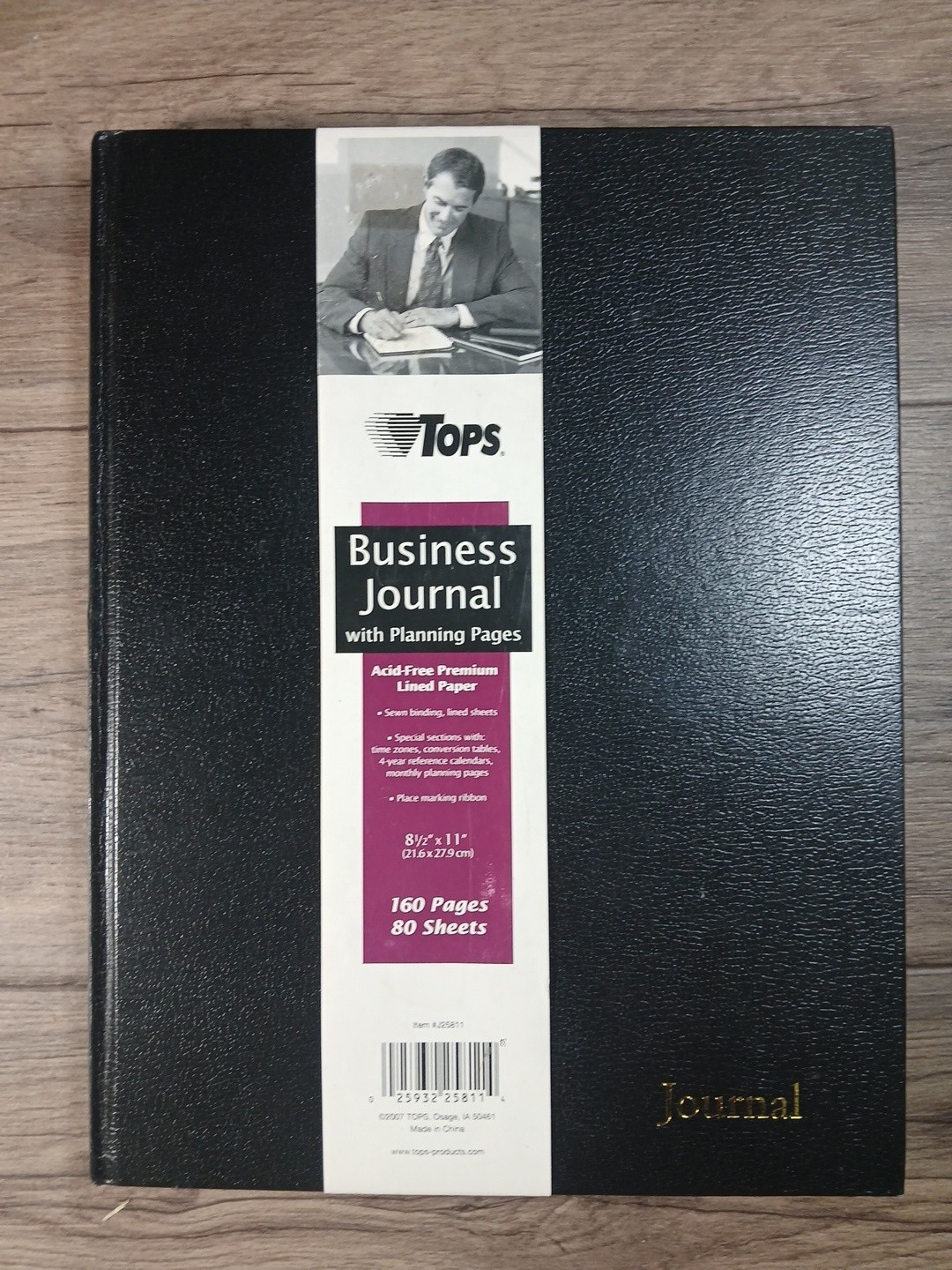 TOPS Professional Business Journal 160 Pages – 80 Sheets – Letter 8.50″ x 11″