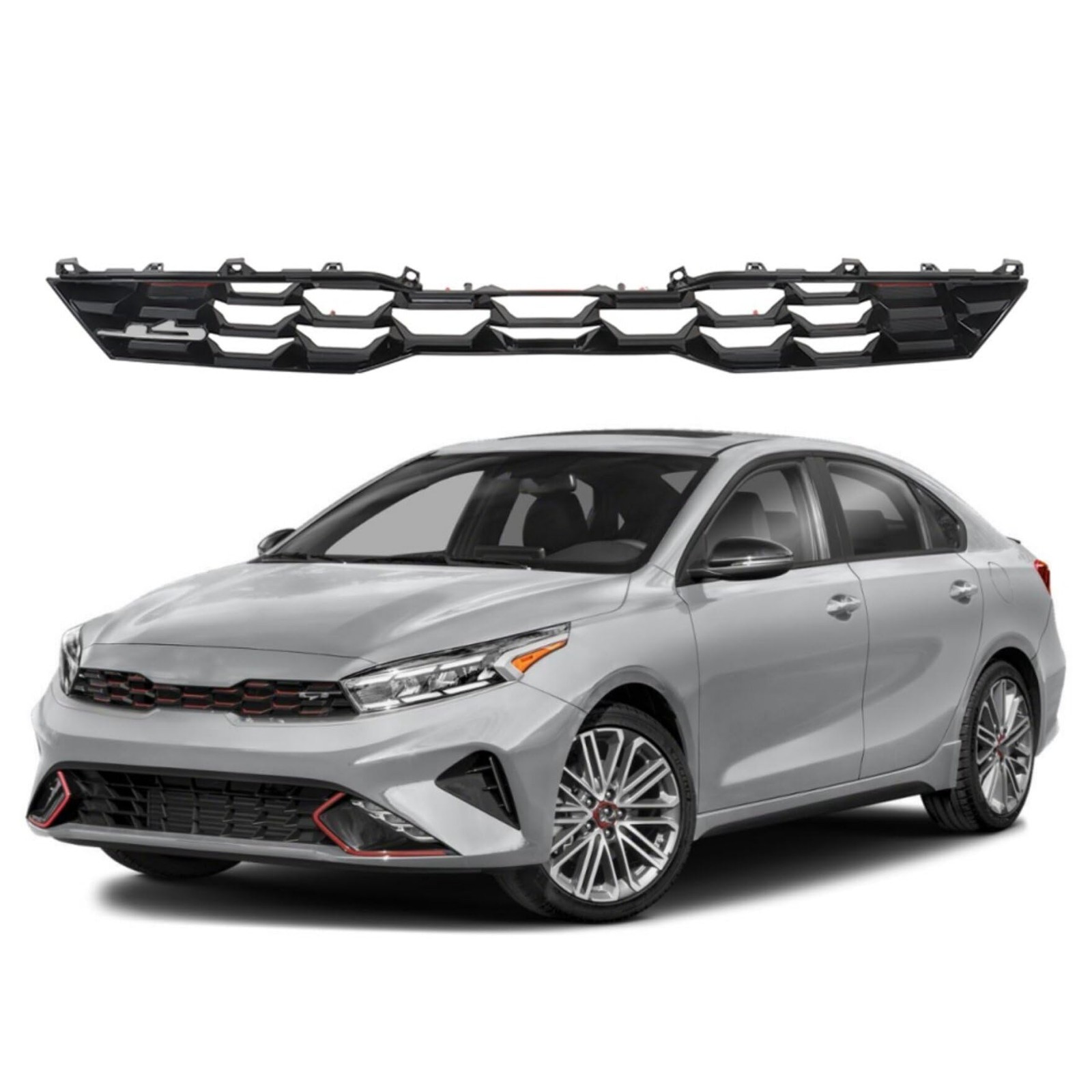 Front Bumper Upper Grille for Forte GT 2022 2023 86350m6610