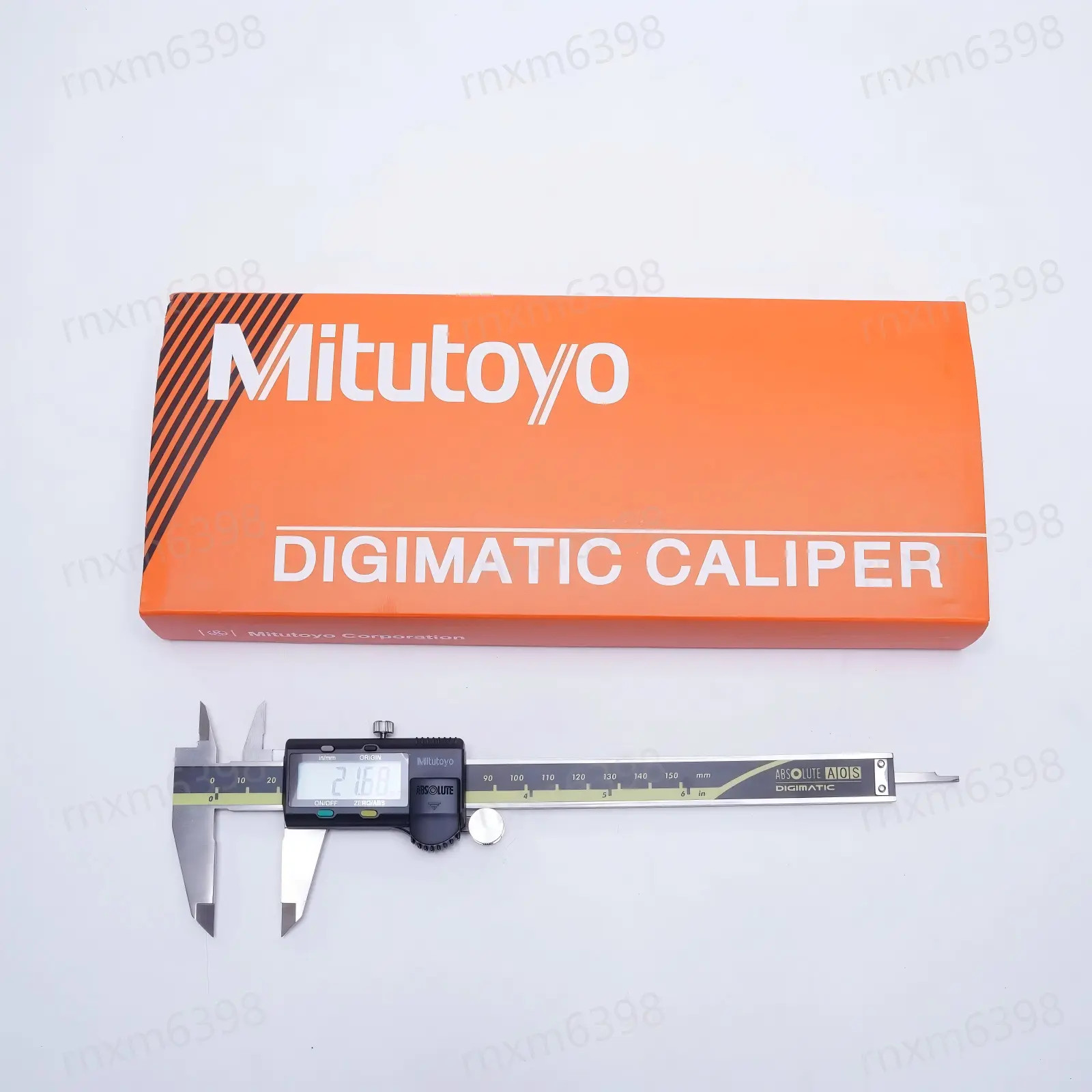 New Absolute Digimatic Caliper 500-196-30 (0-150 mm / 0-6″)