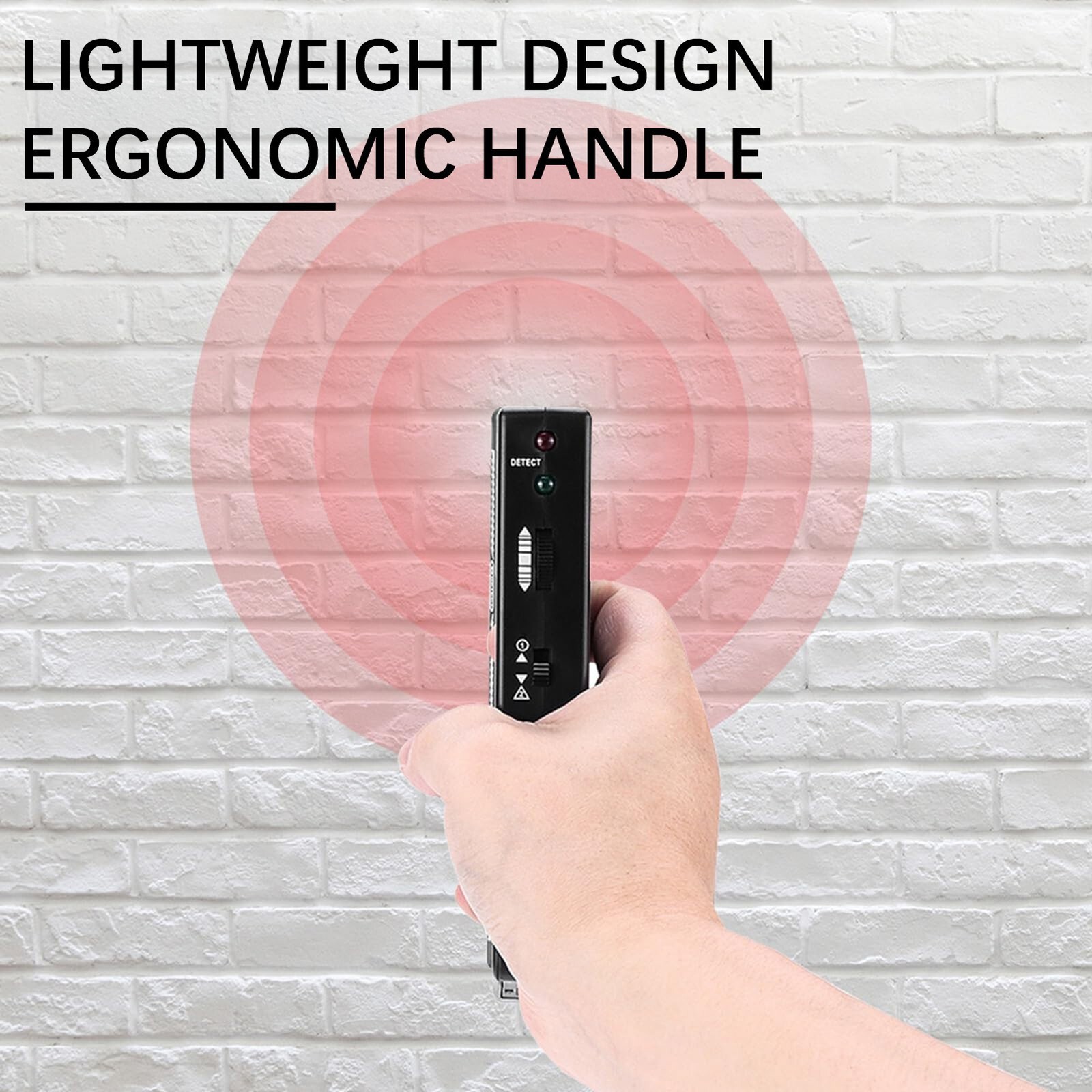 Handheld Wpp123 Wire Pipe Power Detector, Wall Scanner Metal Detector Adjustable