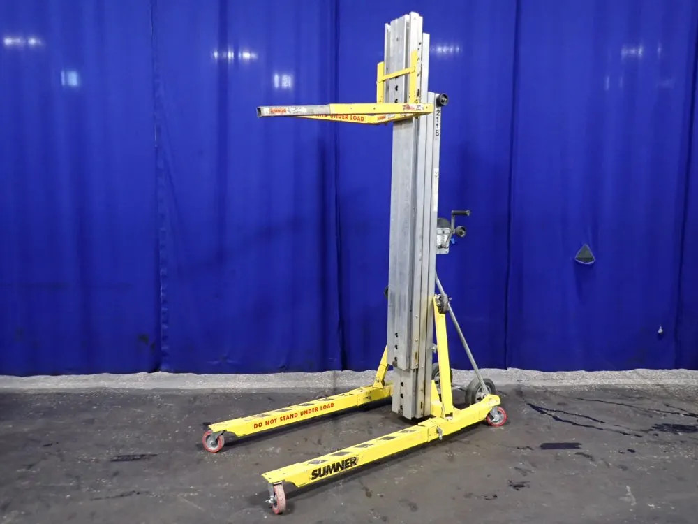 SUMNER MANUFACTURING CO 2118 CONTRACTOR LIFT 18 FT / 650 LBS 02260540009